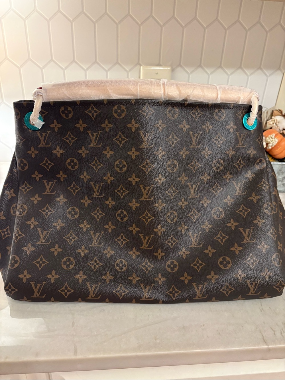 LV brown Artsy monogrammed